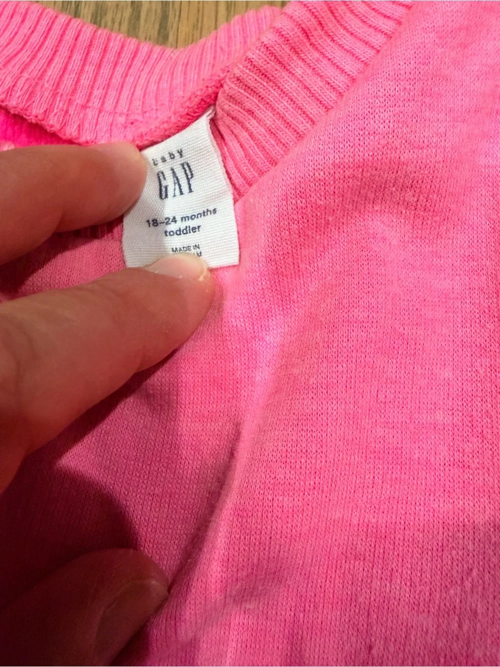 Gap toddler girl pink sweatshirt tutu dress with metallic foil print